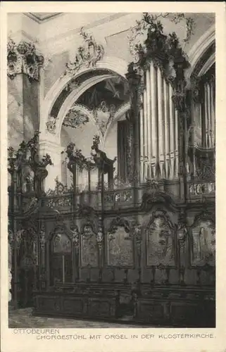 Kirchenorgel Ottobeuren Chorgestuehl Klosterkirche