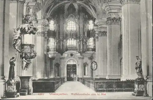 Kirchenorgel Weingarten Wallfahrtskirche 