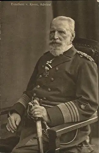 Generaele Exzellenz Knorr Admiral