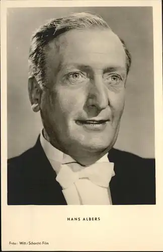 Schauspieler Hans Albers