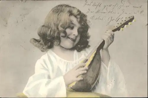Saiteninstrumente Gitarre Kind Maedchen