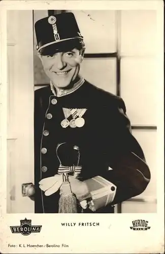 Schauspieler Willy Fritsch