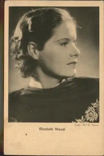 Schauspieler Elisabeth Wendt