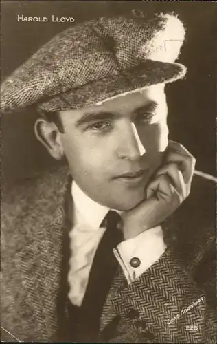 Schauspieler Harold Lloyd Hutmode