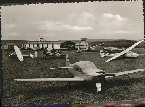 Segelflug Sportflugplatz Altena Hegenscheid Kat. Flug