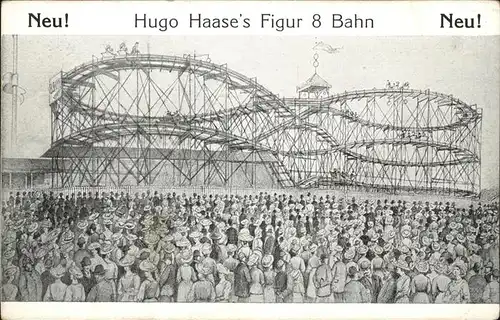 Achterbahn Hugo Haase Kat. Kirmes