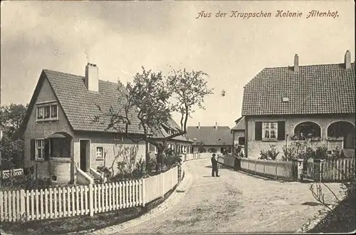 Krupp Kolonie Altenhof  Kat. Industrie