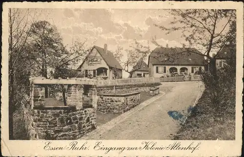 Krupp Essen Ruhr Kolonie Altenhof Kat. Industrie