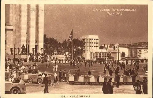 Exposition Internationale Paris 1937 Vue Generale Kat. Expositions