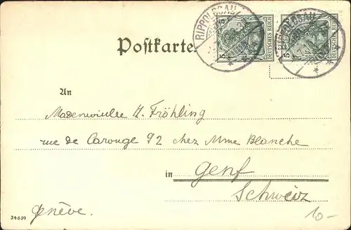 Mutter K. Schwarzwald Haus No. 50 Kat. Kuenstlerlitho