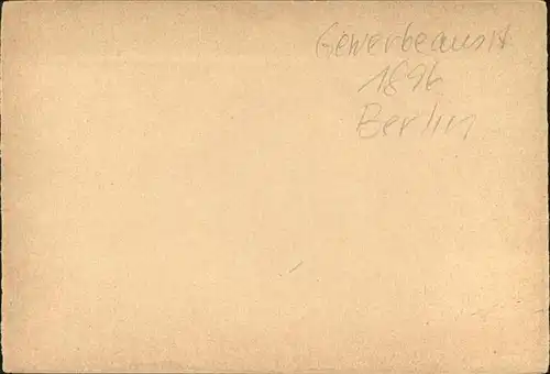 Ausstellung Gewerbe Berlin 1896 Kait-Bey-Moschee Khalifengraebern / Expositions /