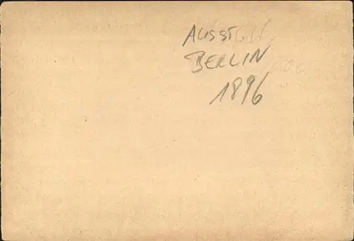Ausstellung Gewerbe Berlin 1896 Ausstellungs-Palast / Expositions /