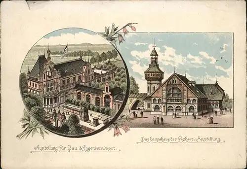 Ausstellung Gewerbe Berlin 1896 Hansahaus Fischerei / Expositions /