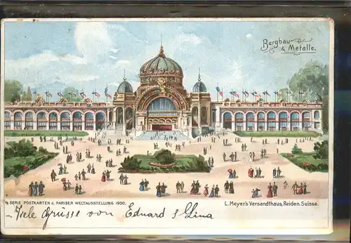 Exposition Universelle Paris 1900 Bergbau und Metalle / Expositions /