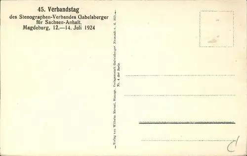 Stenographie Franz Xaver Gabelsberger  Kat. Buero