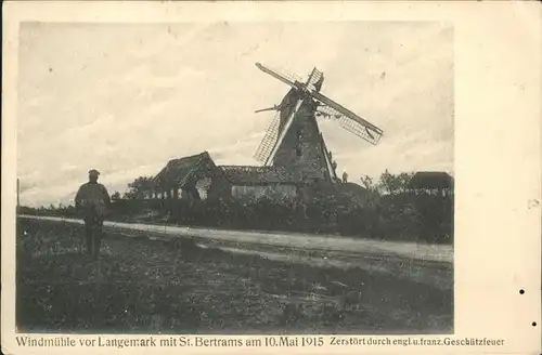 Windmuehle Langemark St. Bertrams Kat. Gebaeude und Architektur