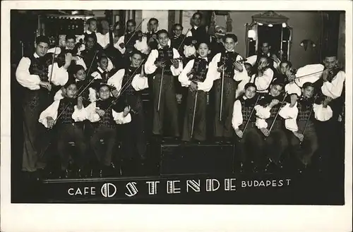 Cafes Ostende Budapest Orchester