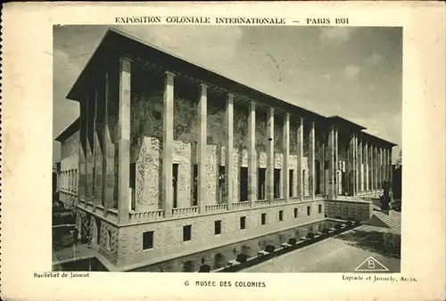 Exposition Coloniale Paris 1931 Musee des Colonies Kat. Expositions