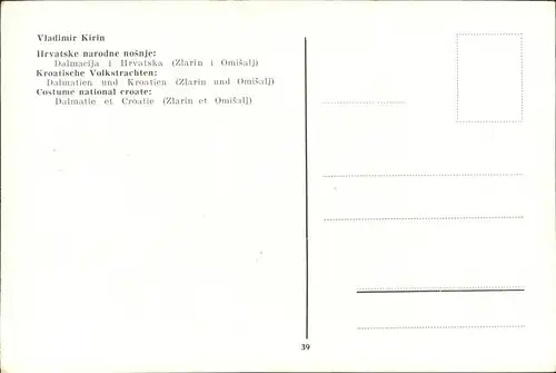 Trachten Kroatische Volkstracht