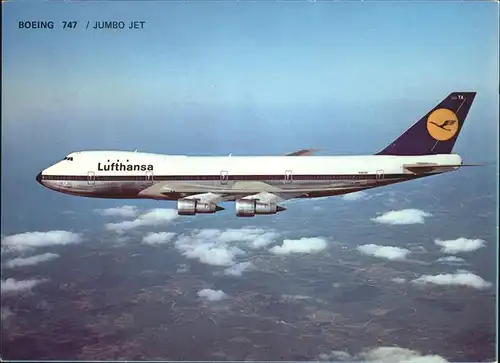 Flugzeuge Zivil Boeing 747 Jumbo Jet Lufthansa / Flug /