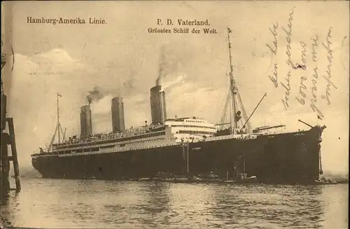 Schiffe Hamburg Amerika Linie 