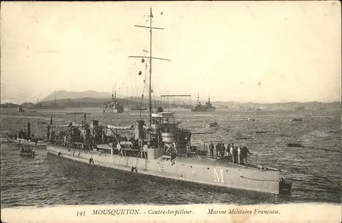 Marine Mousqueton  Francaise Kat. Schiffe