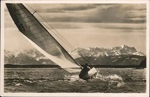 Segelboote Starnbergersee Kat. Schiffe