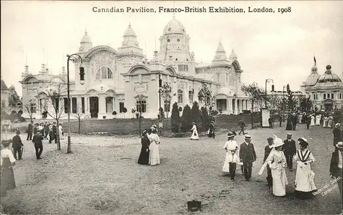 Exhibition Franco-British London 1908 Canadian Pavillon  Kat. Expositions