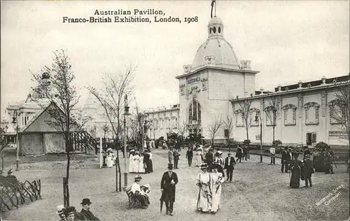 Exhibition Franco-British London 1908 Australian Pavillon Kat. Expositions