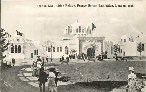 Exhibition Franco-British London 1908 French East Africa Palace Kat. Expositions