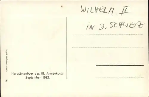 Persoenlichkeiten Wilhelm II Pickehaube Kat. Persoenlichkeiten