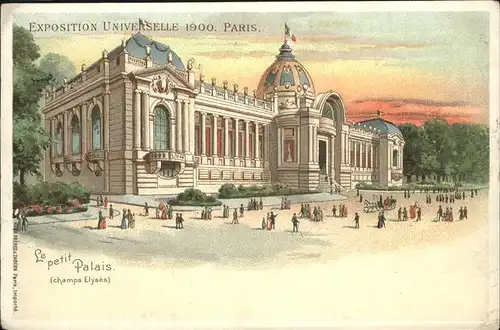 Exposition Universelle Paris 1900 Palais Kutsche Kat. Expositions