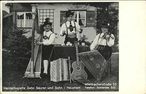 Musikanten Heimatkapelle Gebr Sauer und Sohn  Kat. Musik