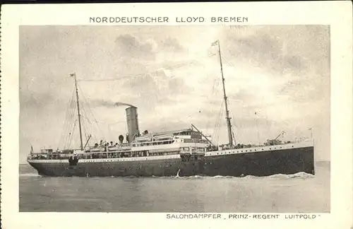 Dampfer Oceanliner Prinz Regent Luitpold Kat. Schiffe