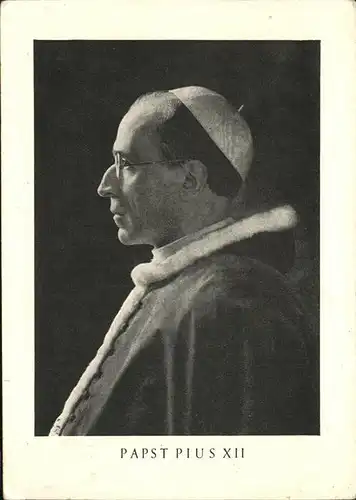 Papst Pius XII Kat. Religion