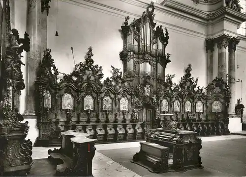 Kirchenorgel Muenster Zwiefalten  Kat. Musik