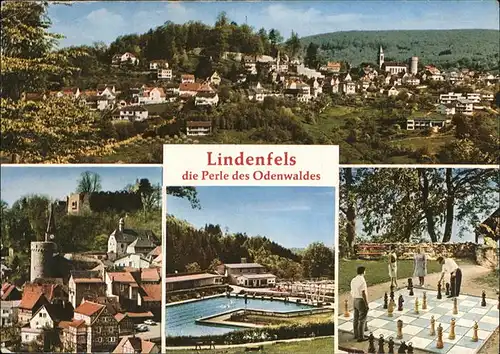 Schach Schwimmbad  Lindenfels Kat. Spiel