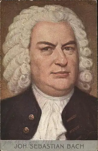Johann Sebastian Bach  Kat. Persoenlichkeiten