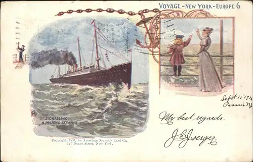 Dampfer Oceanliner New York Kat. Schiffe