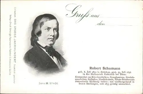 Persoenlichkeiten Robert Schuhmann Kat. Persoenlichkeiten