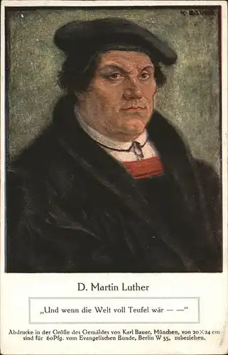 Luther Martin Und wenn die Welt voll Teufel Waer Kat. Persoenlichkeiten