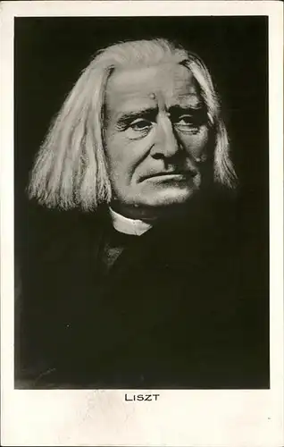 Persoenlichkeiten Franz Liszt Kat. Persoenlichkeiten