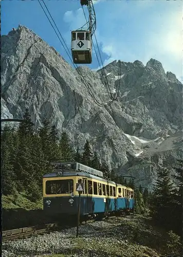 Bergbahn Zugspitz Grosskabinenbahn Zahnradbahn Kat. Bahnen