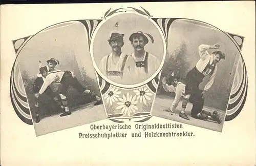 Schuhplattler Oberbayrische Originalduettisten Kat. Tanz