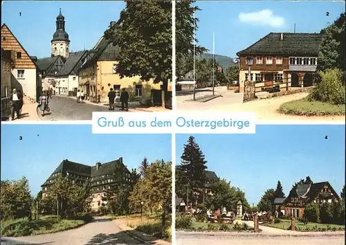 Erzgebirge Region Geising Kipsdorf Altenberg Oberbaerenburg / Annaberg /Erzgebirgskreis LKR