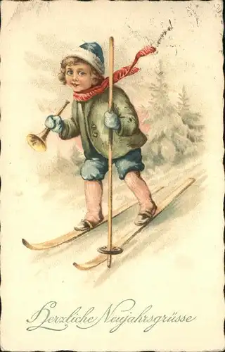 Skifahren Kind Trompete Kat. Sport