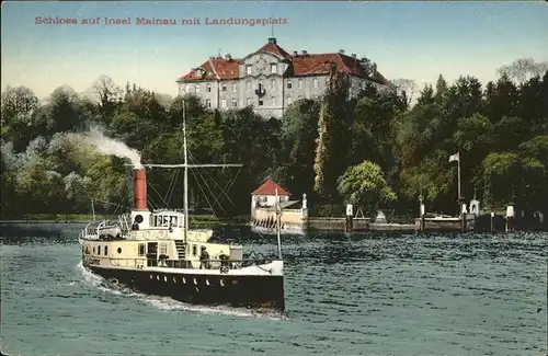 Dampfer Binnenschifffahrt Schloss Insel Mainau Kat. Schiffe