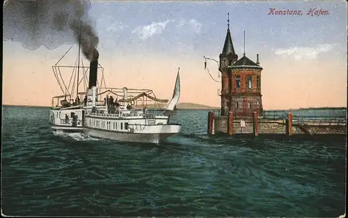 Dampfer Binnenschifffahrt Konstanz Hafen Kat. Schiffe