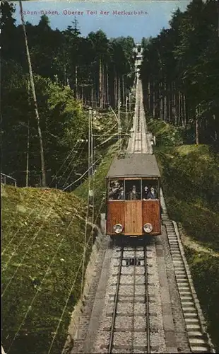 Eisenbahn Merkurbahn Baden Baden Kat. Bahnen