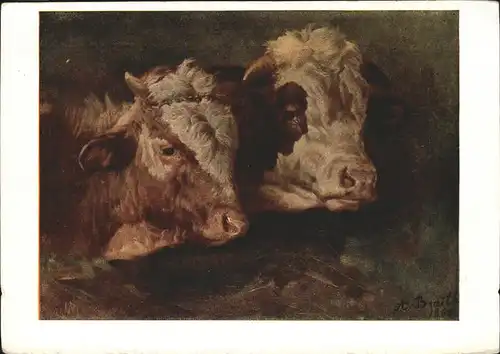 Kuehe A. Braith 1868  Kat. Tiere